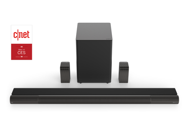 VIZIO Elevate™ 5.1.4 Home Theater Sound Bar with Dolby Atmos® DTS:X® | P514a-H6 | P514a-H6